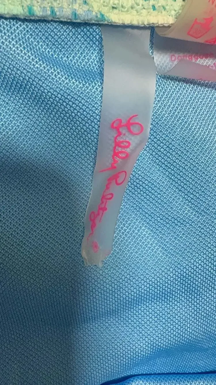 Lilly Pulitzer Lagoon Sarong Hipster Bikini Bottom Fished My Wish Size 6